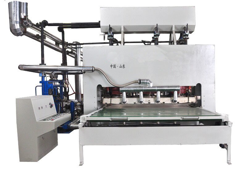 Automatic Short Cycle Melamine Hot Press Lathe for Sticking The Film Face Veneer