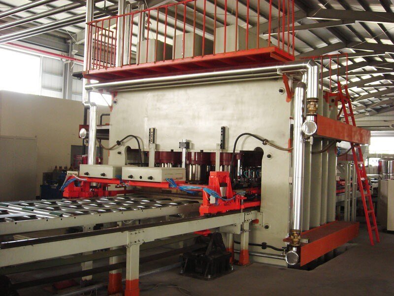 The CNC Control 4 Feet Short Cycle Hot Press Machine