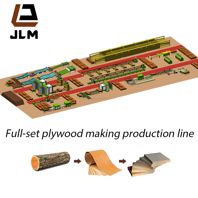 Wood Veneer Peeling Line for Plywood Production