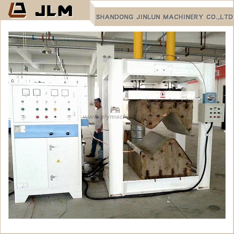 High frequency curved plywood bending foam press machine 